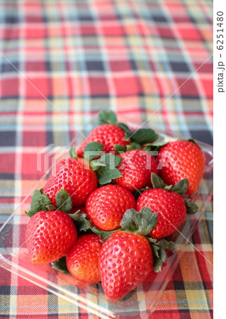 プラスチックパック入りの新鮮イチゴ　フレッシュフルーツ 6251480