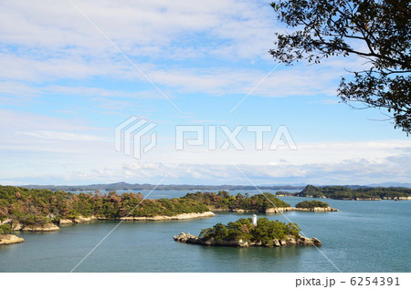 宮城 松島四大観からの松島湾の眺め 宮城 松島四大観からの松島湾の眺め 6254391