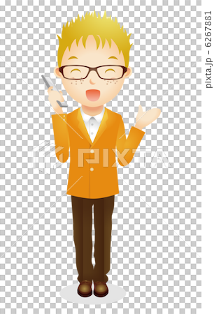 欧米人男性イラスト 6267881