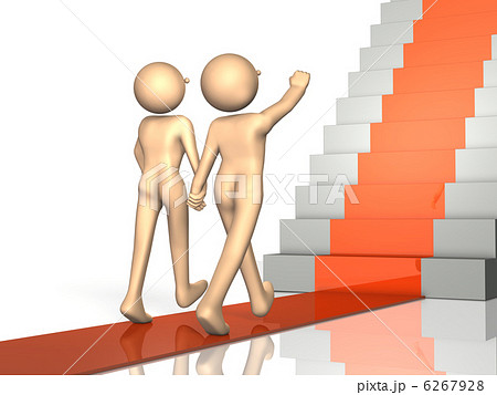 新しい生活の始まりを表す3dcgイラストのイラスト素材