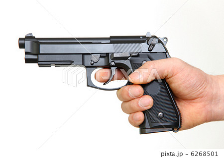 拳銃の写真素材
