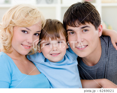Happy smiling family with son Happy smiling family with son 6269021