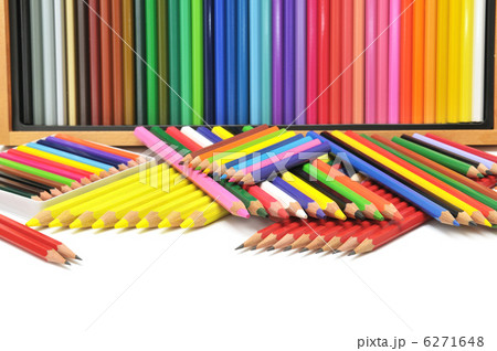 Color pencils isolated on white background 6271648