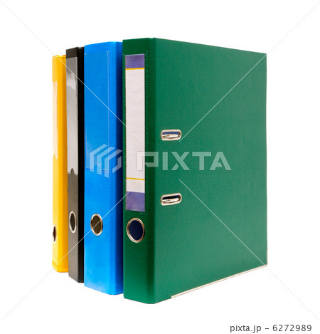 Document folders isolated on white background Document folders isolated on white background 6272989