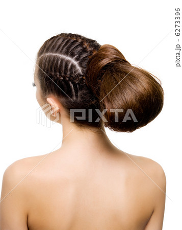 Beauty hairstyle from pigtails 6273396