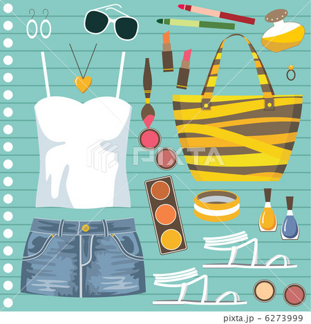 Fashion set with jeans skirt Fashion set with jeans skirt 6273999