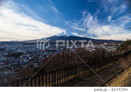 富士吉田市からの富士山 富士吉田市からの富士山 6274794