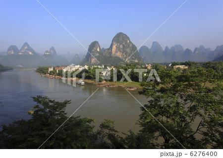 興坪 奇峰とリ紅の流れ 興坪 奇峰とリ紅の流れ 6276400