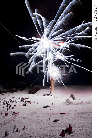 スキー場の花火 スキー場の花火 6277527