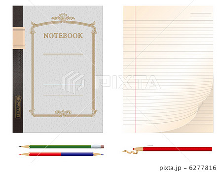 大学ノートと筆記用具 6277816