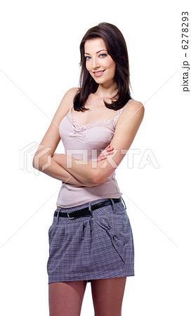 Woman standing with crossed arms 6278293