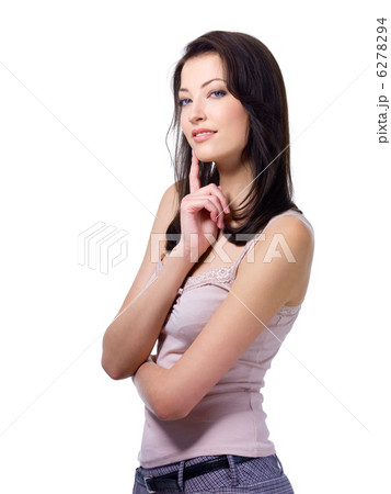 Beautiful woman in thoughtful 6278294