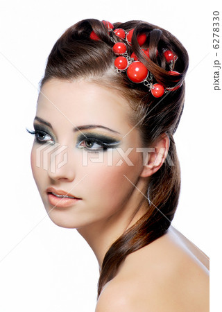 Beauty hairstyle and stylish make-up Beauty hairstyle and stylish make-up 6278330