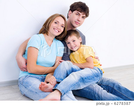 Happy family with little son Happy family with little son 6278387