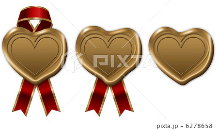 蝋印　ハート 6278658