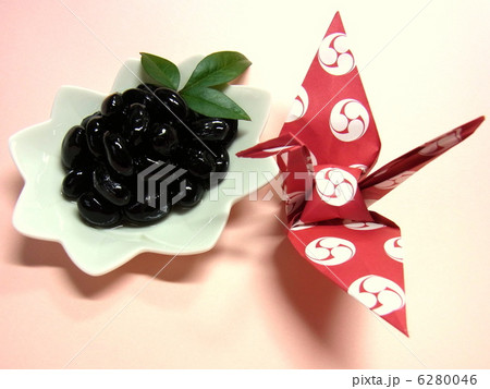 黒豆と折鶴 黒豆と折鶴 6280046