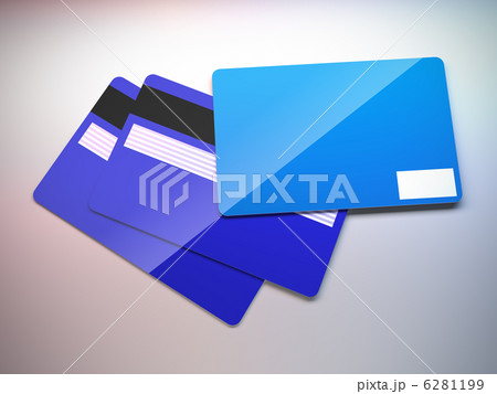Plastic credit cards. 6281199