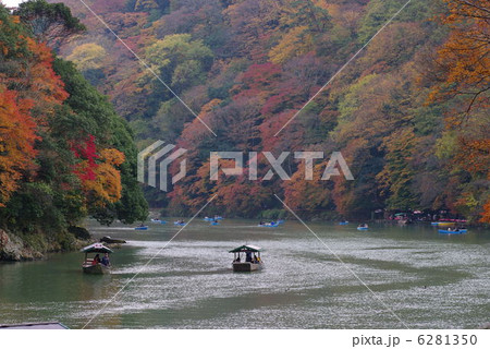 京都、嵐山、紅葉、００７ 6281350