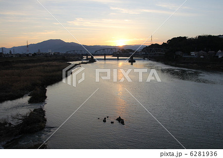 紀ノ川の日の出 紀ノ川の日の出 6281936