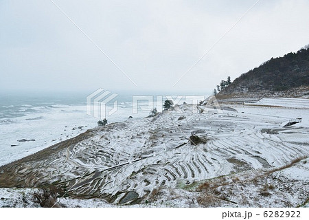 白米千枚田の冬 6282922