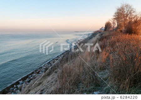 Winter beach of Baltic sea 6284220