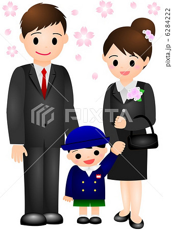 入園式　男の子　家族 6284222