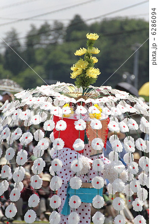 花田植の花笠踊り 6286094