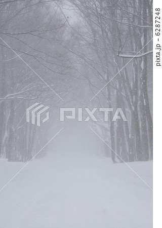 雪道 雪道 6287248