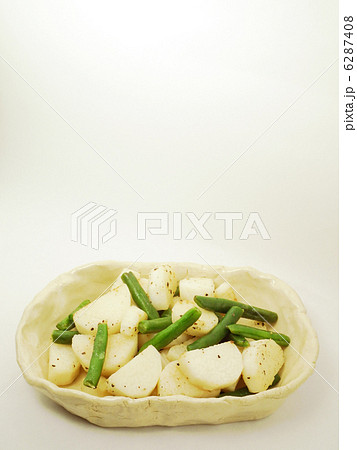 長芋 いんげん 炒め物 長芋 いんげん 炒め物 6287408