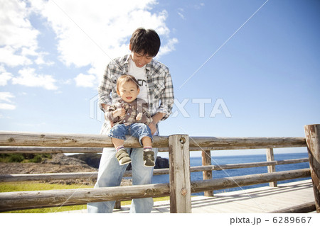 海岸の親子 海岸の親子 6289667