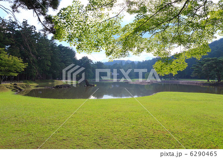 平泉毛越寺の浄土庭園 6290465