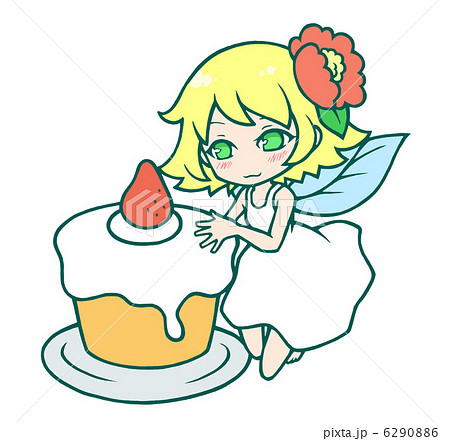 妖精とケーキ(シンプル) 妖精とケーキ(シンプル) 6290886