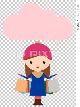 購物女性 購物女性 6291483