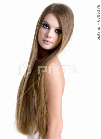 Portrait of beautiful woman with long hair Portrait of beautiful woman with long hair 6296376
