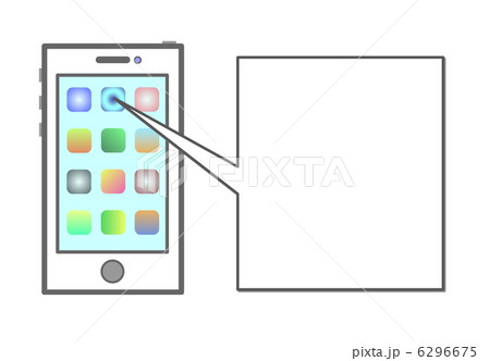 シンプルなスマフォイラスト シンプルなスマフォイラスト 6296675