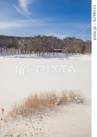 高原の凍結湖 高原の凍結湖 6298531