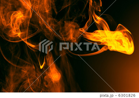 Fire on black background 6301826