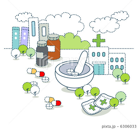 シンプルイラスト1 医療のイラスト素材