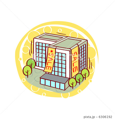 プライイコン1 建物のイラスト素材