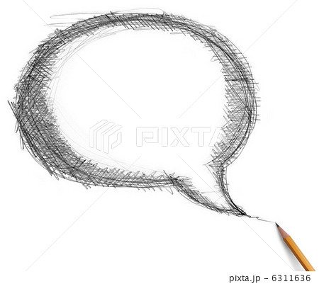 comics bubble and pencil 6311636