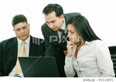 Business people working in team in the office Business people working in team in the office 6311855