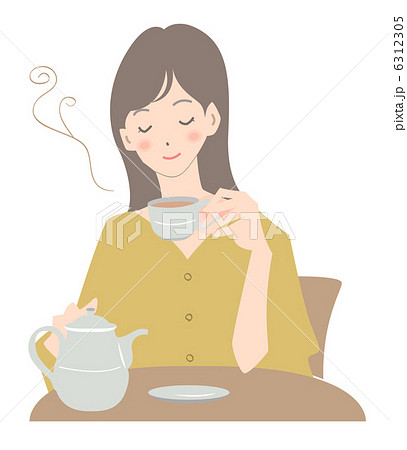 Tea Time Coffee Break Stock Illustration