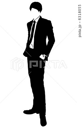 スーツ姿の男性のイラスト素材 6318055 Pixta