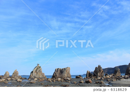 和歌山の景勝地 橋杭岩 和歌山の景勝地 橋杭岩 6318629