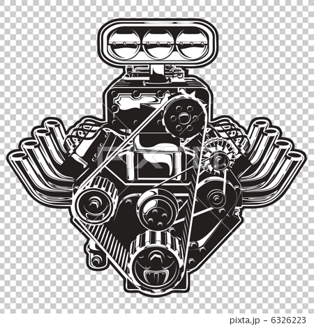 Engine Stock Illustration