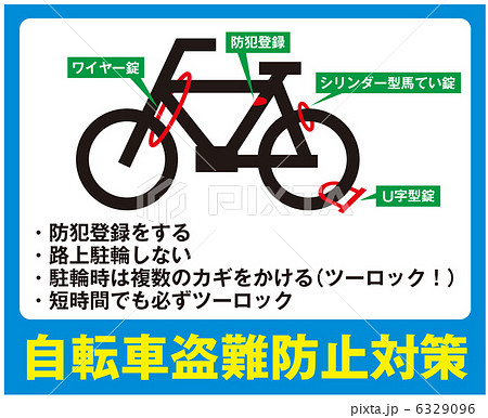 自転車盗難防止対策-3 6329096
