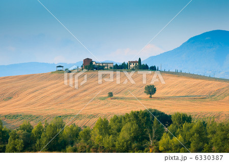 Tuscany landscape in Val d'Orcia Tuscany landscape in Val d'Orcia 6330387