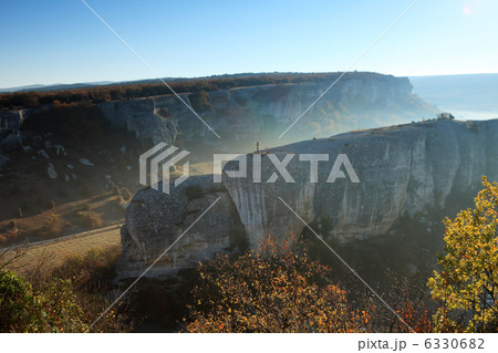 Mountain. Cave city Eski-Kermen, Crimea, Ukraine VI-XIV centurie 6330682