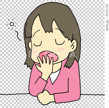 あくび女性 6332153