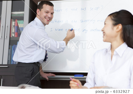 英会話を学ぶ女性と先生 英会話を学ぶ女性と先生 6332927